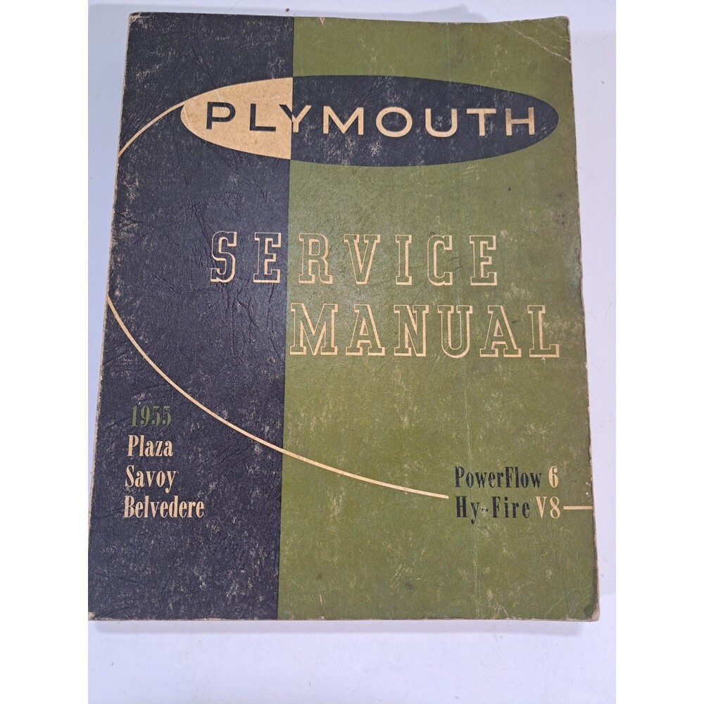 Chrysler P55-501 Service Manual Repair Guide 1955 Plymouth Savoy Belvedere Plaza